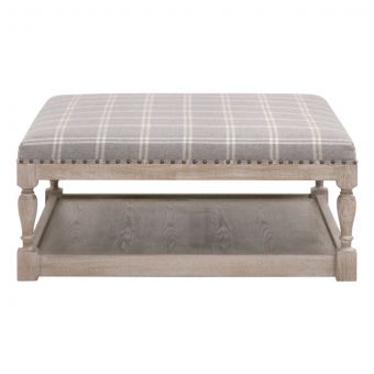 Essentials For Living Townsend Upholstered Coffee Table - LiveSmart Walden-Stone