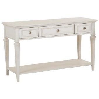 Magnussen Newport Rectangular Sofa Table in Alabaster