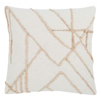 Classic Home CP Sintra Ivory/Natural 22x22 Pillow - Set of 2