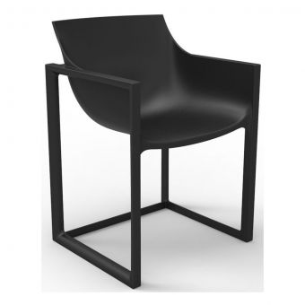Vondom Wall Street Basic Armchair in Black - Set of 2
