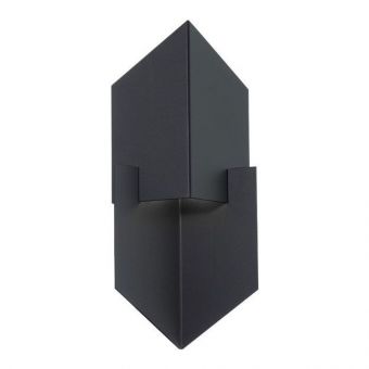 Modern Forms Cupid 14" LED Outdoor Wall Sconce Light 3000K in Black