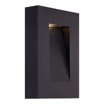 Modern Forms Urban 10" LED Outdoor Wall Sconce Light 3000K in Black