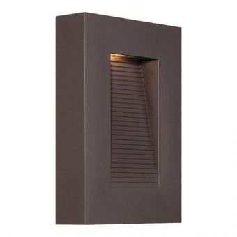 Modern Forms Urban 10" LED Outdoor Wall Sconce Light 3000K in Bronze