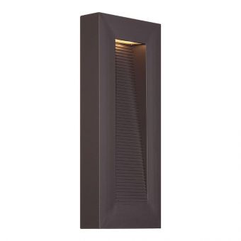 Modern Forms Urban 16" LED Outdoor Wall Sconce Light 3000K in Bronze