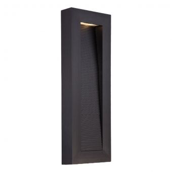 Modern Forms Urban 22" LED Outdoor Wall Sconce Light 3000K in Black