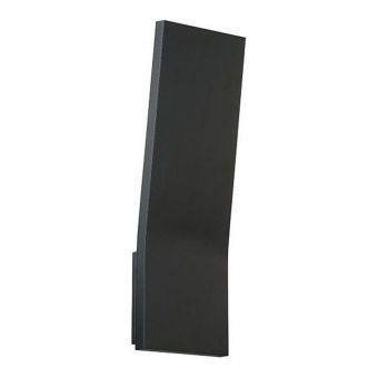Modern Forms Blade 16" LED Outdoor Wall Sconce Light 3000K in Black