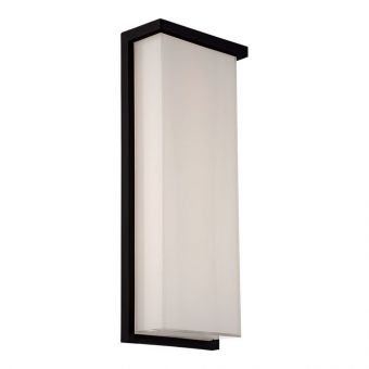 Modern Forms Ledge 20" LED Outdoor Wall Sconce Light 3000K in Black