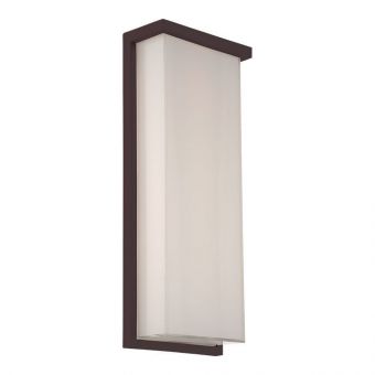Modern Forms Ledge 20" LED Outdoor Wall Sconce Light 3000K in Bronze