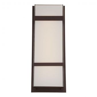 Modern Forms Phantom 21" LED Outdoor Wall Sconce Light 3000K in Bronze
