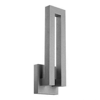 Modern Forms Forq 18" LED Outdoor Wall Sconce Light 3000K in Graphite