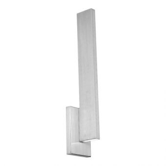 Modern Forms Mako 22" LED Outdoor Wall Sconce 4000K in Brushed Aluminum