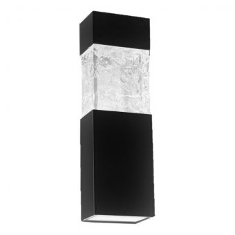 Modern Forms Monarch 18" LED Outdoor Wall Sconce Light 3000K in Black