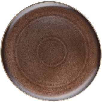 Rosenthal Junto Stoneware Bronze Dinner Plate, Flat, 10 1/2 inch
