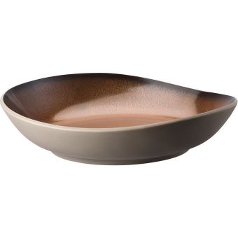 Rosenthal Junto Stoneware Bronze Plate, Deep, 11 inch