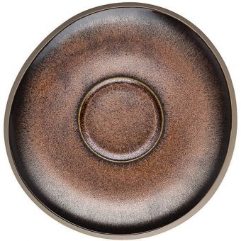 Rosenthal Junto Stoneware Bronze Universal Saucer, 6 inch