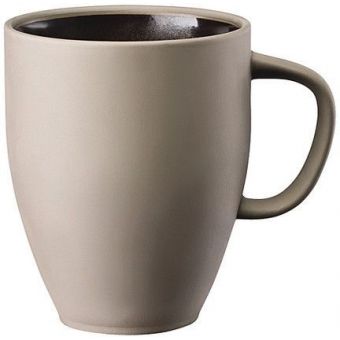 Rosenthal Junto Stoneware Bronze Mug with Handle, 12 3/4 ounce