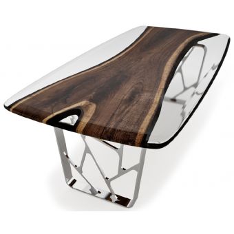 Arditi Collection Rustic Walnut Rectangular Dining Table