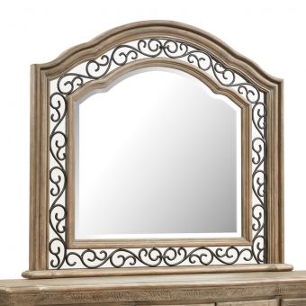 Magnussen Marisol Shaped Mirror in Fawn