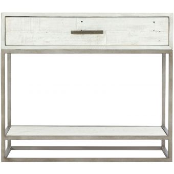 Bernhardt Furniture Loft Highland Park Alvar Nightstand in Brushed White finish