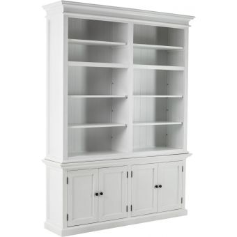Novasolo Halifax Double-Bay Hutch Unit - White