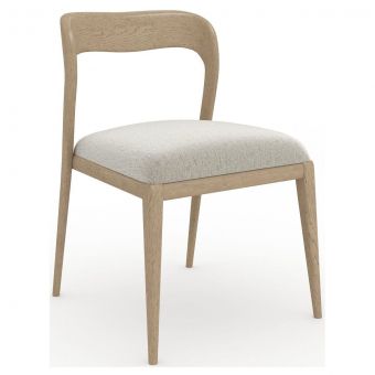 Caracole Classic Rhythm Side Chair, Ivory