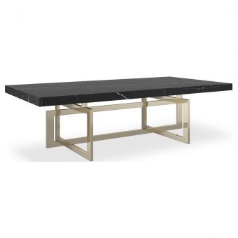 Caracole Classic Wish You Were Here 60" Rectangular Cocktail Table, Dark