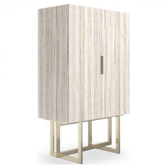 Caracole Classic Wish You Were Here Bar Cabinet, Light