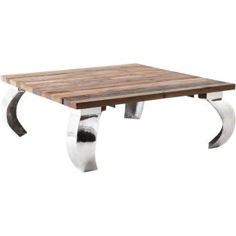 Novasolo Barca Square Coffee Table - Natural Boat Wood (Promo)