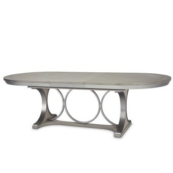 AICO Michael Amini Kathy Ireland Eclipse Oval Dining Table