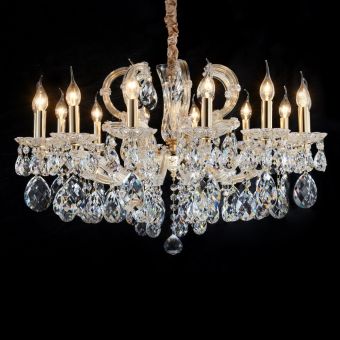 AICO Michael Amini Portola II 14 Light Chandelier
