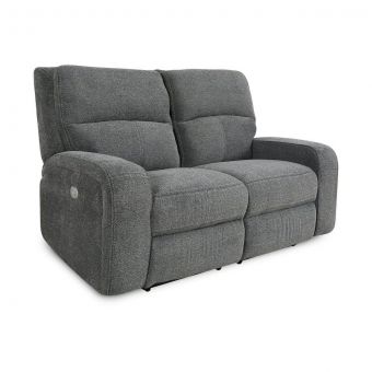 Parker Living Polaris Power Loveseat in Bizmark Grey