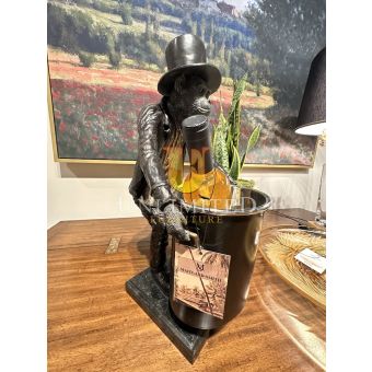 Maitland-Smith Server Monkey Wine Holder