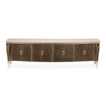 AICO Michael Amini Villa Cherie Media Cabinet - Hazelnut