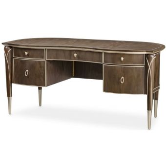AICO Michael Amini Villa Cherie Desk - Hazelnut