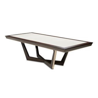 AICO Michael Amini Belmont Place Rectangular Dining Table - Espresso
