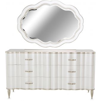 AICO Michael Amini London Place Dresser with Mirror