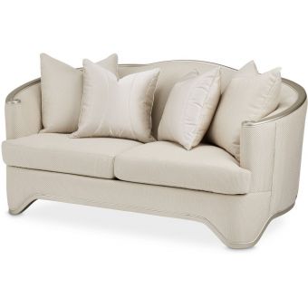 AICO Michael Amini London Place Loveseat Light Champagne