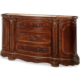 AICO Michael Amini Cortina Storage Console Dresser Sideboard Credenza