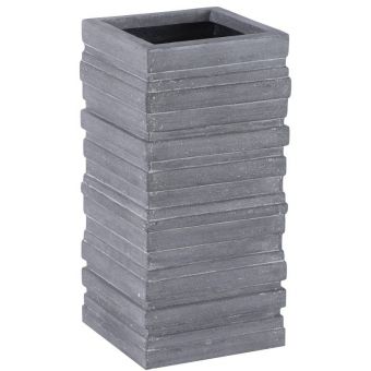 Phillips Collection June Square Planter, Gray, Small