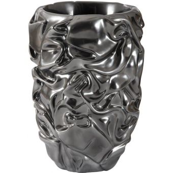 Phillips Collection Drape Planter, Liquid Silver