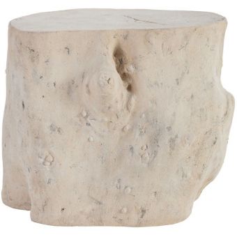 Phillips Collection Log Stool, Roman Stone, Large