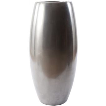 Phillips Collection Elonga Planter, Polished Aluminum, Medium