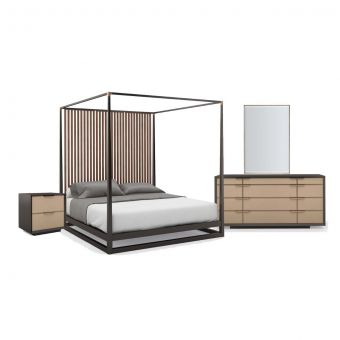 Caracole Classic Pinstripe Bedroom Set #020-101-061