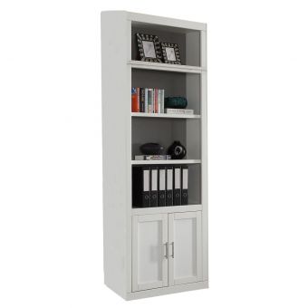 Parker House Catalina 32" Open Top Bookcase in Cottage White