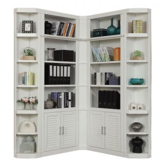 Parker House Catalina 5 Piece Corner Library Wall