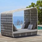 Skyline Design Strips Daybed With Cushion