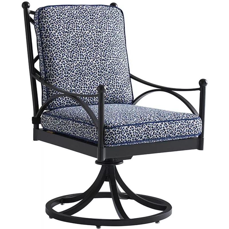 Tommy Bahama Pavlova Swivel Rocker Dining Chair - Thumbnail 5