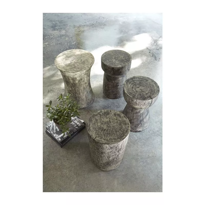 Phillips Collection Curved Wood Stool - Thumbnail 3