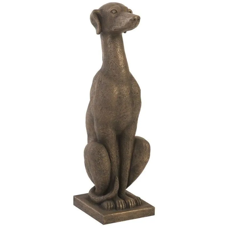 Bronze Greyhound Sculpture - Thumbnail 3