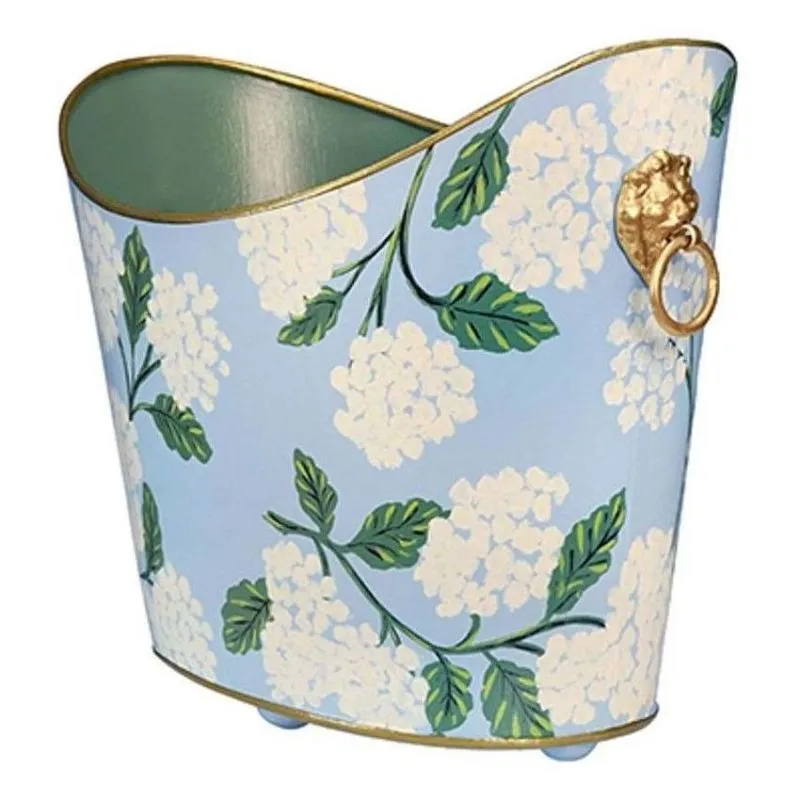 Worlds Away Oval Wastebasket - Thumbnail 4